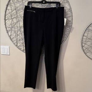 Ellen Tracy Betty Slim Ankle Black Dress Pants size 8